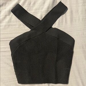 Babaton
Sculpt Knit Criss Cross Cropped Tank